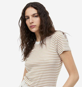 Mehta Websolution Ribbed modal T-shirt